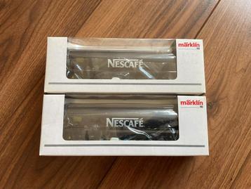 🚂 Marklin 2 stuks 46325 Graanwagens Nescafé van de SNCF beschikbaar voor biedingen