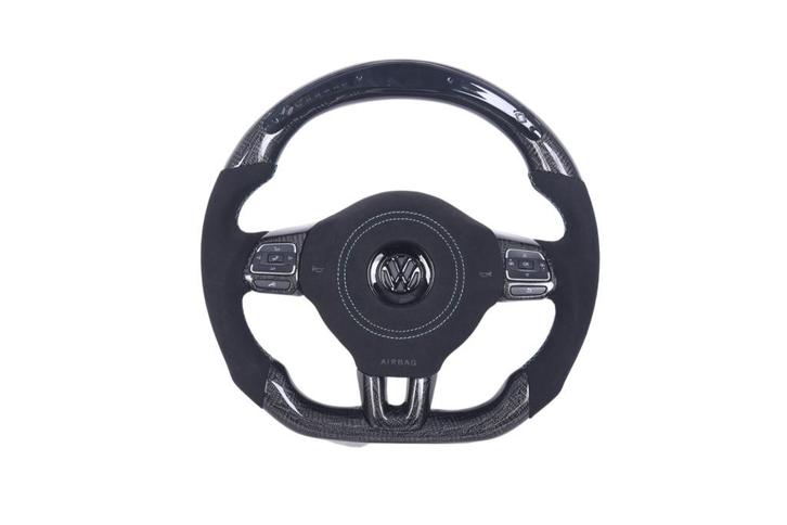 Volkswagen Golf 6 GTI Alcantara & carbon LED sportstuur, Auto-onderdelen, Besturing, Volkswagen, Nieuw, Verzenden