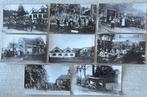 EELDE, 8 kaarten, div locaties, Verzamelen, Ansichtkaarten | Nederland, Verzenden, Voor 1920, Ongelopen, Drenthe