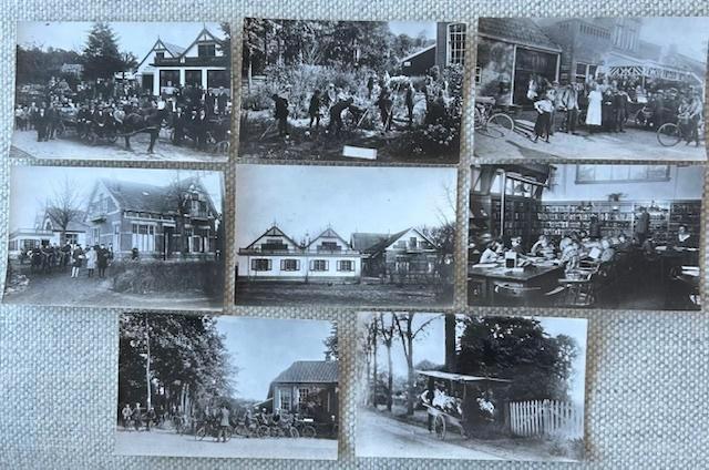 EELDE, 8 kaarten, div locaties, Verzamelen, Ansichtkaarten | Nederland, Ongelopen, Drenthe, Voor 1920, Verzenden