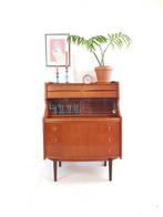 Vintage Deense secretaire teak Arne Vodder kast bureau, Huis en Inrichting, ., Ophalen of Verzenden, Zo goed als nieuw, .