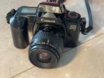 Canon EOS 1000F N+35-80mm lens+Handgrep(analoog fotocamera), Audio, Tv en Foto, Fotocamera's Analoog, Spiegelreflex, N, Canon