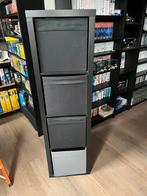 Ikea Kallax kast 4x1 zwart met 4 bakken samen als nieuw, Huis en Inrichting, Ophalen, 50 tot 100 cm, Zo goed als nieuw, Minder dan 100 cm