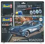 Revell ‘58 Corvette Roadster, Auto, Revell, Groter dan 1:32, Ophalen of Verzenden
