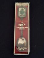 Vintage collector's Spoon - The Spade Christmas Tree Design, Gebruikt, Bestek, Ophalen of Verzenden, Verzilverd