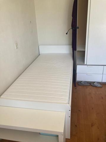 Ikea 80 cm bed + lattenbodem + matras