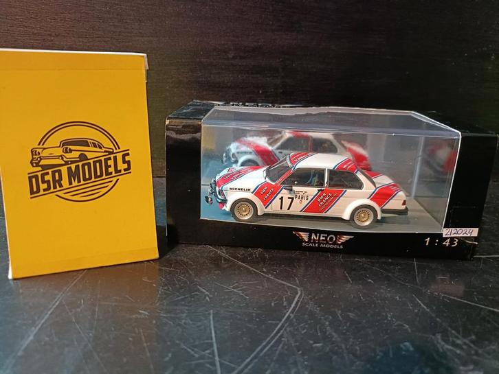 1:43 BMW 320i France Monte Carlo, Hobby en Vrije tijd, Modelauto's | 1:43, Nieuw, Auto, Overige merken, Ophalen of Verzenden