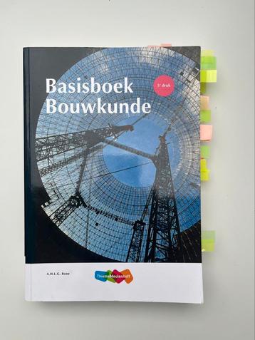 A.H.L.G. Bone - Basisboek Bouwkunde beschikbaar voor biedingen