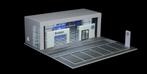 Black Box Diorama 1:64 Diorama Volkswagen Showroom met licht, Black Box Diorama, -, Nieuw, Ophalen of Verzenden
