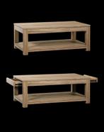 Salontafel modern design massief Teak 130x70 aanbiedingprijs