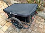 Juskys Fietskar met Luchtbanden + Koppeling, Fietsen en Brommers, Ophalen, Gebruikt, Opvouwbaar, Bagagekar