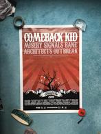 Poster Comeback Kid/Misery Signals/Architects, 2009 (oph=€1), Verzamelen, Posters, Ophalen of Verzenden, A1 t/m A3, Zo goed als nieuw