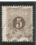 Zweden Porto Mi. 3 B, Verzenden, Zweden, Gestempeld