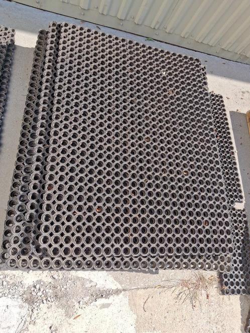 Partij Rubberen Ring Matten gebruikt totaal 20m2 in één koop, Tuin en Terras, Overige Tuin en Terras, Gebruikt, Ophalen