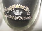 La Trappe trappisten bier Koningshoeven, sleet op rand, Verzamelen, Ophalen of Verzenden, Gebruikt, Glas of Glazen, La Trappe