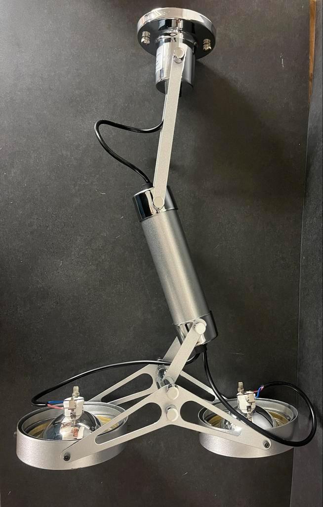 Nieuwe Industriële Plafondlamp - Modular Nomad Replica, Huis en Inrichting, Lampen | Plafondlampen, Nieuw, Metaal, Ophalen of Verzenden