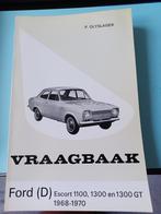 Vraagbaak Ford Escort (D) 1100, 1300, 1300GT 1968-1970, Ophalen of Verzenden
