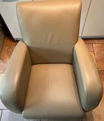 Te koop fauteuils, Huis en Inrichting, Fauteuils, Ophalen, Zo goed als nieuw, Leer, 75 tot 100 cm