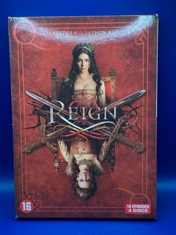Reign complete Seizoen 3 DVD Boxset NL versie, Cd's en Dvd's, Dvd's | Tv en Series, Zo goed als nieuw, Drama, Boxset, Vanaf 16 jaar