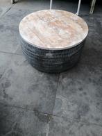 Bijzettafel of salontafel mangohout, Ophalen, Minder dan 45 cm, Minder dan 55 cm, Gebruikt