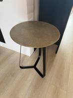 Bijzettafel, Ophalen, Rond, Metaal of Aluminium, 55 tot 75 cm