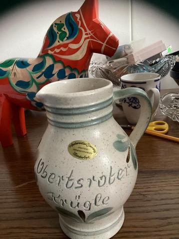 Westenwalder Steinzeug, keramieken kan, 0,5liter,hoog 16cm, beschikbaar voor biedingen