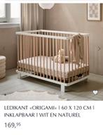 Origami Ledikant 60x120 - Wit & Naturel, Kinderen en Baby's, Babywiegjes en Ledikanten, Ophalen of Verzenden, Zo goed als nieuw