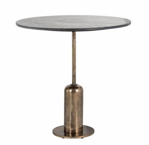Richmond 2 Ronde Bistrotafel Logan Marmer, 75cm, Huis en Inrichting, Tafels | Bijzettafels, Nieuw, Rond, Ophalen