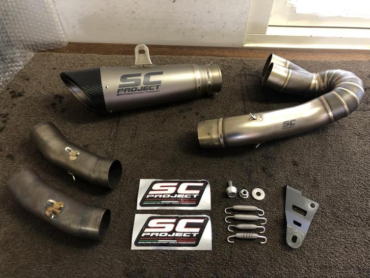 SC Project S1 2-1 uitlaat demper Ducati Hypermotard 939 SP, Motoren, Onderdelen | Overige, Gebruikt, Verzenden