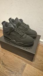 Nike Air Jordan 4 Retro Black Cat - Maat 42.5, Ophalen, Nieuw, Zwart, Sneakers of Gympen