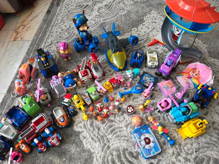Mega grote verzameling paw patrol, Kinderen en Baby's, Speelgoed | Actiefiguren, Zo goed als nieuw, Ophalen of Verzenden