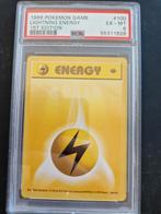 Pokemon energy 1st edition shadowless lightning PSA 6 kaart, Hobby en Vrije tijd, Verzamelkaartspellen | Pokémon, Ophalen of Verzenden