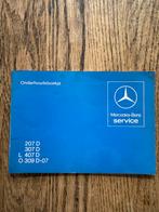 Mercedes Onderhoudsboekje 207D, 307D, L407D, O309D-07, Ophalen of Verzenden