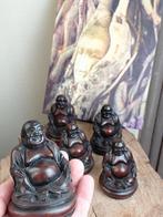 Partij 5 albast Boeddha beelden en schilderij, Onbekend, Nieuw, Ophalen of Verzenden, Onbekend