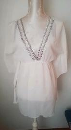 Witte pailletten top/tuniek, Shoeby, Ophalen of Verzenden, Zo goed als nieuw, Wit