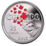 Canada - 25 cent Canada Day 2003, Verzenden, Noord-Amerika, Losse munt