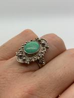 V727 Prachtige zilveren streekdracht ring (verstelbaar), Sieraden, Tassen en Uiterlijk, Antieke sieraden, Ophalen of Verzenden