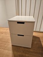 IKEA NORDLI Ladekast 2 lades, wit, 40x54 cm nieuw!, Huis en Inrichting, Ophalen, 1 of 2 laden, Nieuw, 50 tot 100 cm