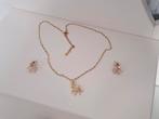 Unicorn sieradenset sieraden set oorbellen ketting eenhoorn, Ophalen of Verzenden, Nieuw, Goud, Ketting