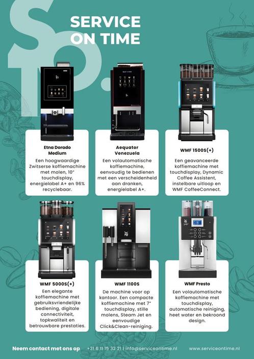 Koffieautomaten | Verkoop, Onderhoud & Revisie |Groothandel, Witgoed en Apparatuur, Koffiezetapparaten, Nieuw, Koffiemachine, 10 kopjes of meer