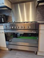 M-System 6-pits RVS Gasfornuis met Oven - Gebruikt, Witgoed en Apparatuur, Fornuizen, Ophalen, Gebruikt, Energieklasse A of zuiniger