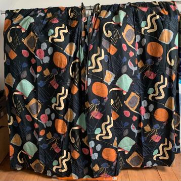 Retro Gordijnen - 1.50m breed beschikbaar voor biedingen