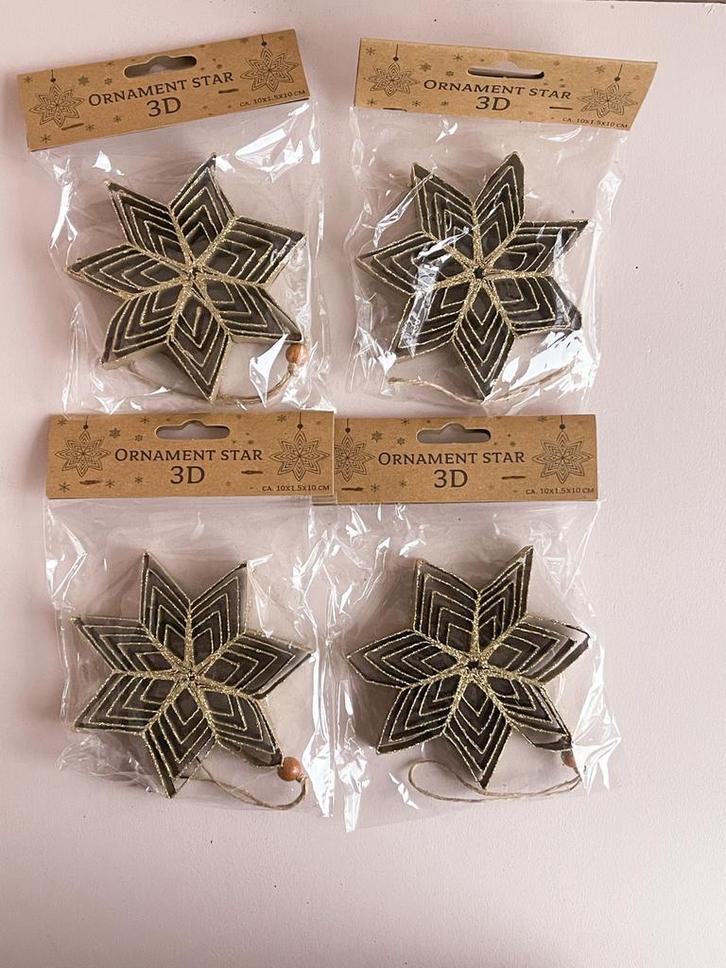 3D Ster Ornament - Nieuw in Verpakking, Huis en Inrichting, Woonaccessoires | Overige, Nieuw, Ophalen of Verzenden