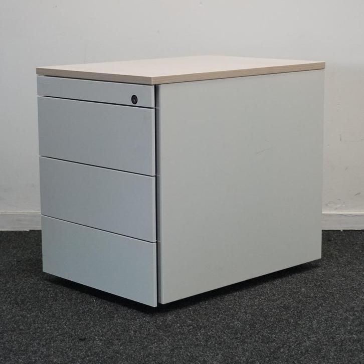 Ahrend ladeblok | 55x42x60 cm | 4- lades | Wit | Ahorn blad, Huis en Inrichting, Kasten | Ladekasten, Gebruikt, Minder dan 100 cm