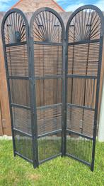Kamerscherm zwart hout nieuw, Ophalen of Verzenden, Zo goed als nieuw