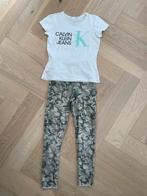 Calvin klein shirt met Zara skinny mt 152, Meisje, Calvin Klein, Gebruikt, Ophalen of Verzenden
