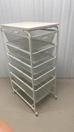Algot opbergsysteem lade kastje karretje met manden, Huis en Inrichting, Ophalen, Gebruikt, 5 laden of meer, 100 tot 150 cm