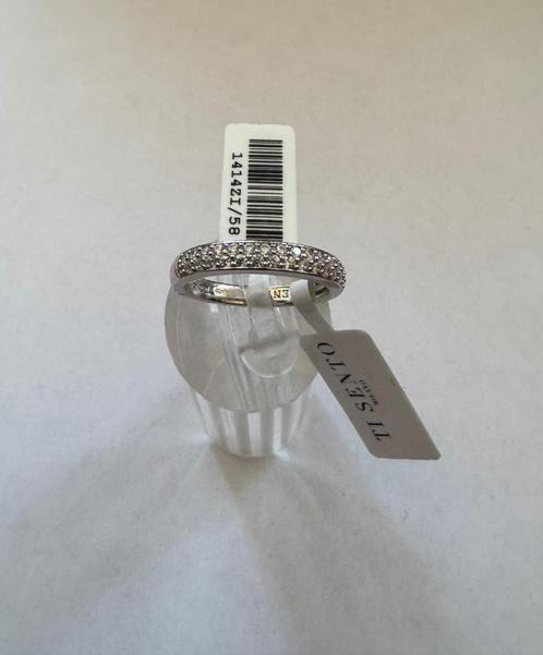 NIEUW: Ti Sento ring - maat 58 / 18.5, Sieraden, Tassen en Uiterlijk, Ringen, Nieuw, Dame, 18 tot 19, Zilver, Zilver, Met kristal