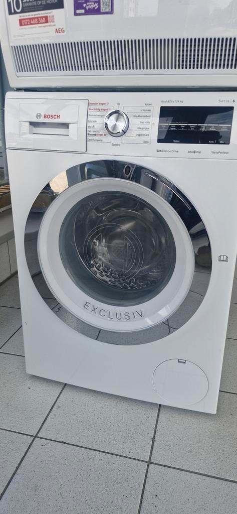 Bosch Serie 6 Wash&Dry 7/4 kg, Witgoed en Apparatuur, Wasmachines, Gebruikt, Voorlader, 6 tot 8 kg, 85 tot 90 cm, 1200 tot 1600 toeren