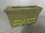 Ammo-box Munitie kistje .30 MG Box USA metalen ammobox, Overige gebieden, Overige typen, Ophalen of Verzenden, Landmacht
